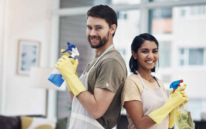 limpeza para mudança